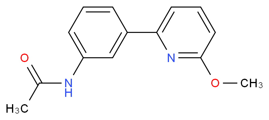 N-[3-(6-methoxy-2-pyridinyl)phenyl]acetamide_Molecular_structure_CAS_)