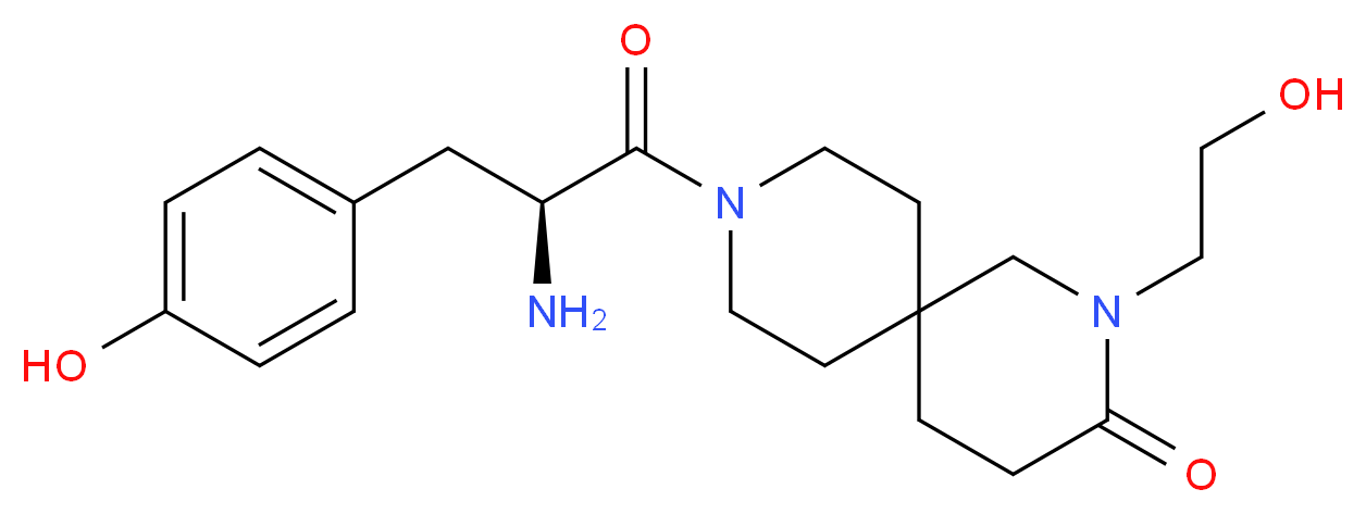 2-(2-hydroxyethyl)-9-L-tyrosyl-2,9-diazaspiro[5.5]undecan-3-one_Molecular_structure_CAS_)