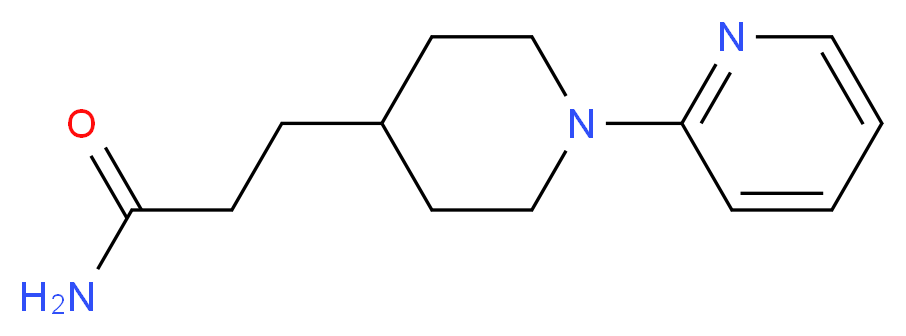 3-[1-(2-pyridinyl)-4-piperidinyl]propanamide_Molecular_structure_CAS_)