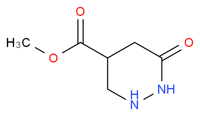 Methyl 6-oxohexahydropyridazine-4-carboxylate_Molecular_structure_CAS_)