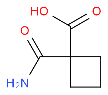 1-Carbamoylcyclobutane-1-carboxylic acid_Molecular_structure_CAS_)
