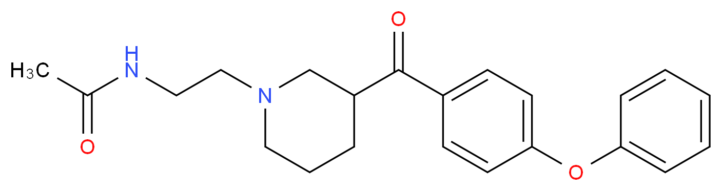 N-{2-[3-(4-phenoxybenzoyl)piperidin-1-yl]ethyl}acetamide_Molecular_structure_CAS_)
