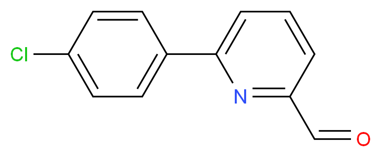 6-(4-Chlorophenyl)-2-pyridinecarboxaldehyde_Molecular_structure_CAS_61704-30-1)