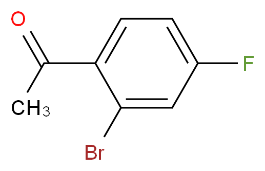 2'-Bromo-4'-fluoroacetophenone 97%_Molecular_structure_CAS_1006-39-9)