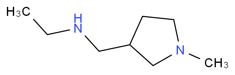 N-[(1-Methyl-3-pyrrolidinyl)methyl]-1-ethanamine_Molecular_structure_CAS_)