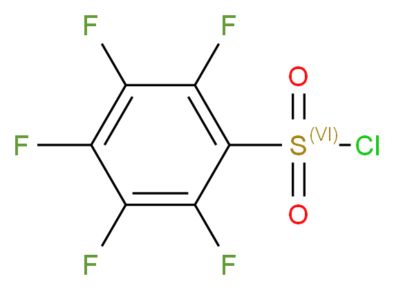2,3,4,5,6-Pentafluorobenzene-1-sulfonyl chloride_Molecular_structure_CAS_832-53-1)