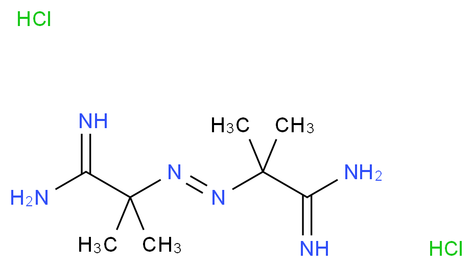 2,2′-Azobis(2-methylpropionamidine) dihydrochloride_Molecular_structure_CAS_2997-92-4)