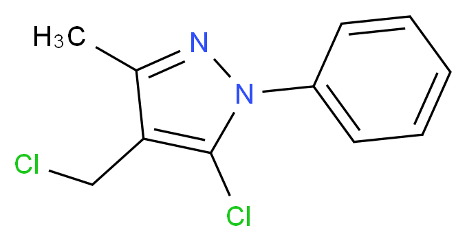 5-chloro-4-(chloromethyl)-3-methyl-1-phenyl-1H-pyrazole_Molecular_structure_CAS_77509-88-7)