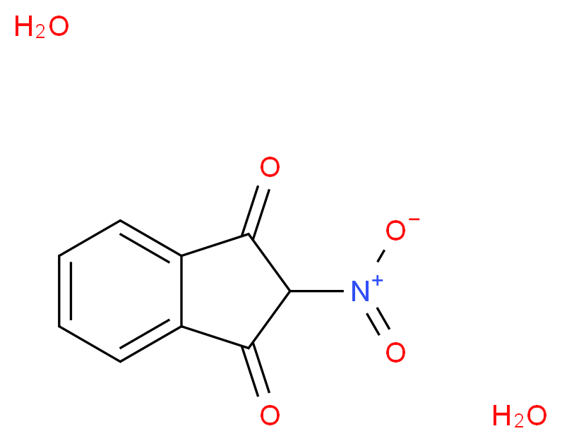 2-Nitro-1,3-indanedione dihydrate_Molecular_structure_CAS_64887-75-8)