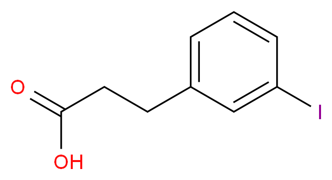 3-(3-Iodophenyl)propionic acid_Molecular_structure_CAS_68034-75-3)