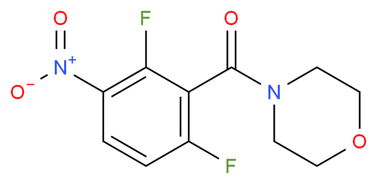(2,6-difluoro-3-nitrophenyl)(morpholino)methanone_Molecular_structure_CAS_)