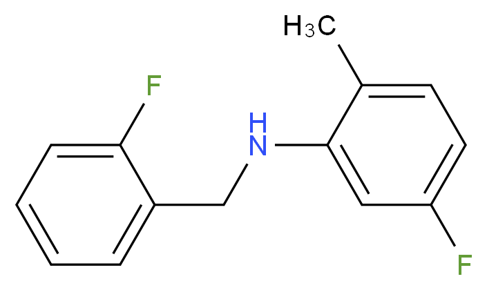 5-Fluoro-N-(2-fluorobenzyl)-2-methylaniline_Molecular_structure_CAS_1019491-33-8)