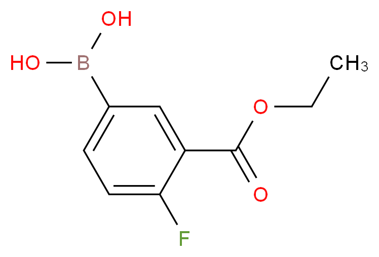 (3-Ethoxycarbonyl-4-fluorophenyl)boronic acid_Molecular_structure_CAS_874219-36-0)