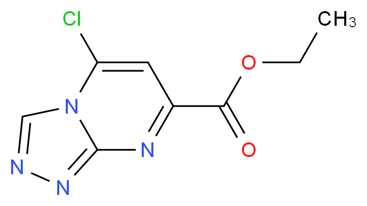 Ethyl 5-chloro[1,2,4]triazolo[4,3-a]pyrimidine-7-carboxylate_Molecular_structure_CAS_99951-90-3)