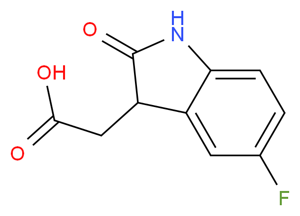 (5-Fluoro-2-oxo-2,3-dihydro-1H-indol-3-yl)-acetic acid_Molecular_structure_CAS_915920-32-0)