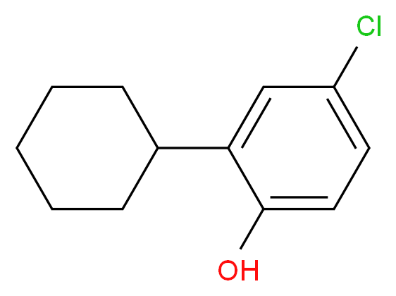 4-Chloro-2-cyclohexylphenol_Molecular_structure_CAS_13081-17-9)