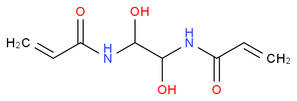 N,N′-(1,2-Dihydroxyethylene)bisacrylamide_Molecular_structure_CAS_868-63-3)