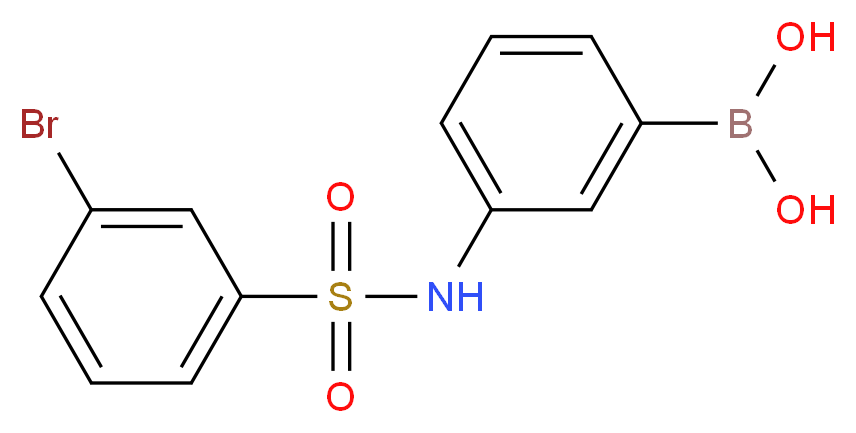3-(3-Bromophenylsulfonamido)benzeneboronic acid_Molecular_structure_CAS_913835-31-1)