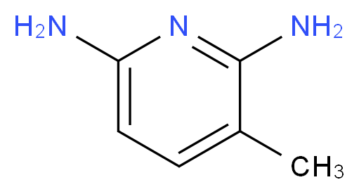 3-Methylpyridine-2,6-diamine_Molecular_structure_CAS_)