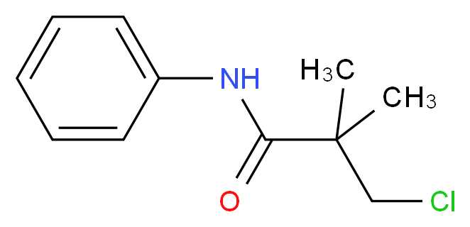 3-Chloro-2,2-dimethyl-N-phenylpropanamide_Molecular_structure_CAS_)