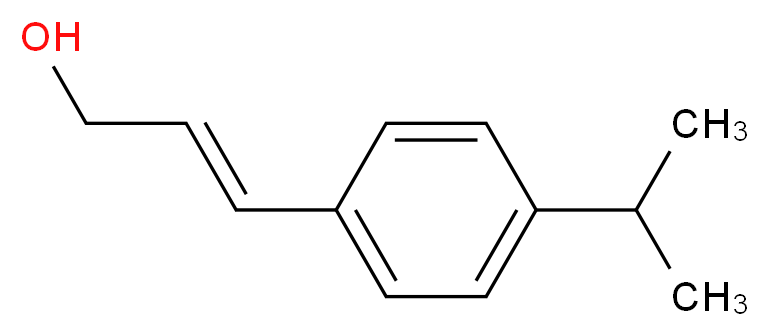 3-(4-Isopropylphenyl)-2-propen-1-ol_Molecular_structure_CAS_)
