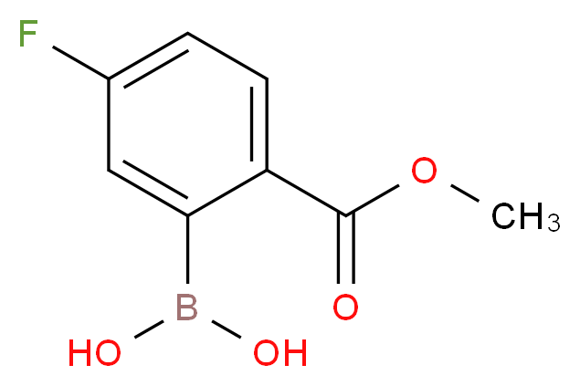 5-Fluoro-2-(methoxycarbonyl)benzeneboronic acid 96%_Molecular_structure_CAS_850568-05-7)