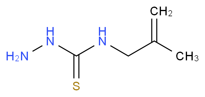 N-(2-methylprop-2-enyl)hydrazinecarbothioamide_Molecular_structure_CAS_39215-63-9)