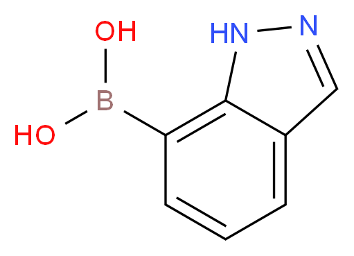 1H-Indazole-7-boronic acid_Molecular_structure_CAS_915411-01-7)