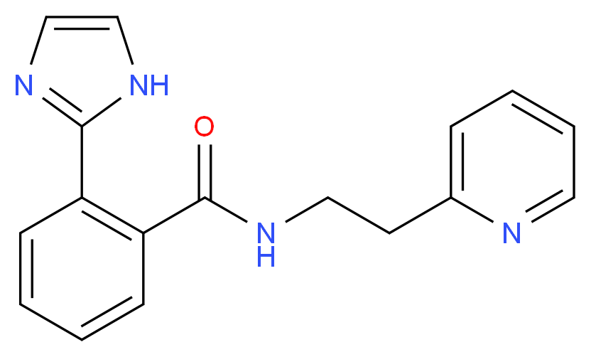 2-(1H-imidazol-2-yl)-N-(2-pyridin-2-ylethyl)benzamide_Molecular_structure_CAS_)