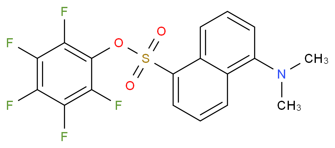 2,3,4,5,6-Pentafluorophenyl 5-(dimethylamino)-1-naphthalenesulfonate_Molecular_structure_CAS_)