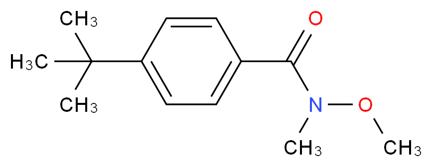 4-(tert-Butyl)-N-methoxy-N-methylbenzenecarboxamide_Molecular_structure_CAS_)