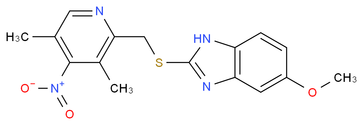 4-Desmethoxy-4-nitro Omeprazole Sulfide_Molecular_structure_CAS_142885-91-4)