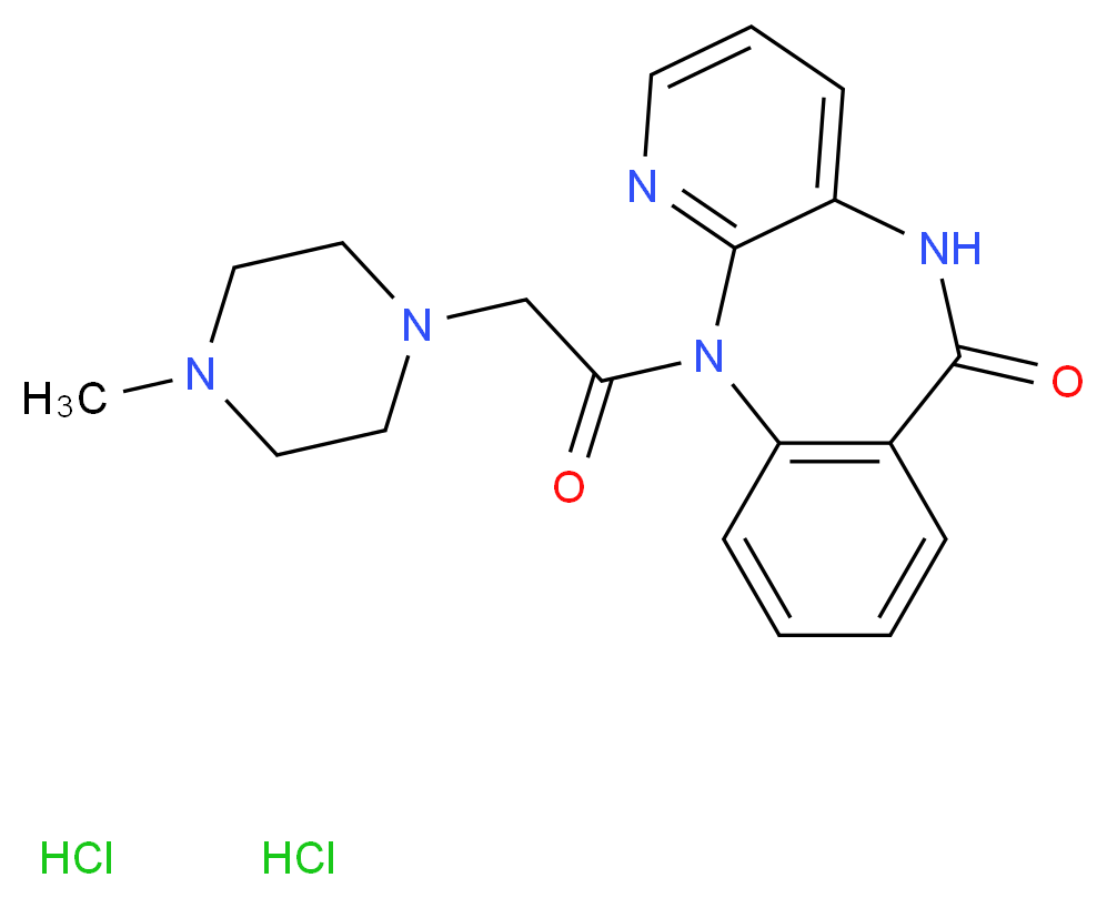 Pirenzepine dihydrochloride_Molecular_structure_CAS_29868-97-1)