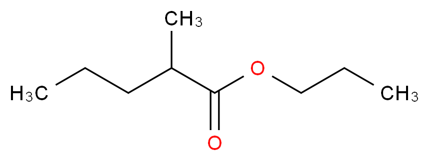 n-Propyl 2-methylvalerate_Molecular_structure_CAS_6639-14-1)
