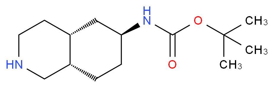tert-butyl rac-(4aR,6S,8aS)-decahydro-6-isoquinolinylcarbamate_Molecular_structure_CAS_)