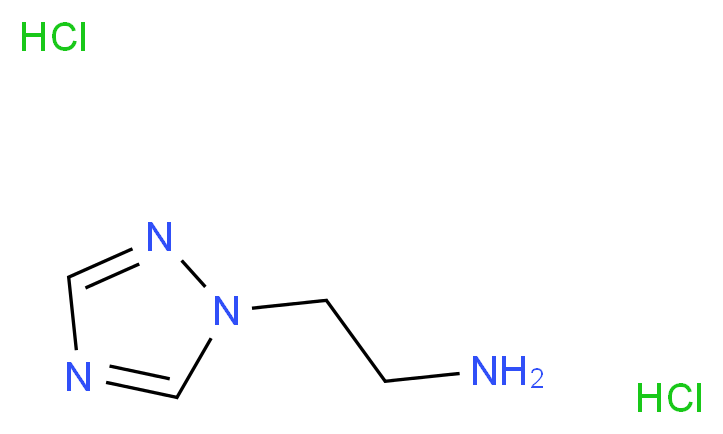1-(2-Aminoethyl)-1H-1,2,4-triazole dihydrochloride_Molecular_structure_CAS_51444-26-9)