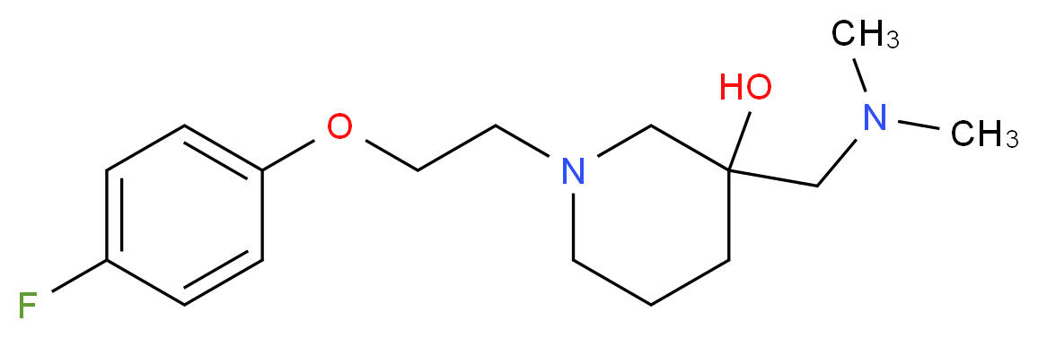 3-[(dimethylamino)methyl]-1-[2-(4-fluorophenoxy)ethyl]-3-piperidinol_Molecular_structure_CAS_)