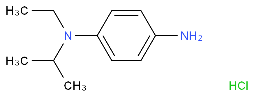 1-N-ethyl-1-N-(propan-2-yl)benzene-1,4-diamine hydrochloride_Molecular_structure_CAS_91215-79-1)