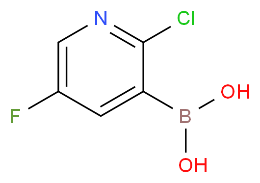 2-Chloro-5-fluoropyridine-3-boronic acid_Molecular_structure_CAS_913373-43-0)