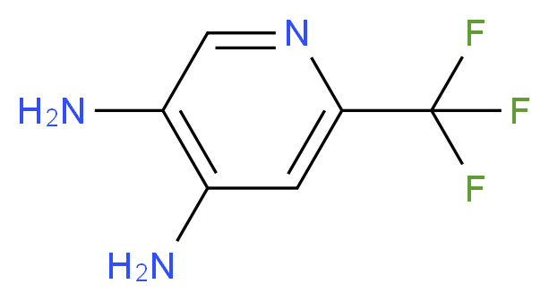 6-(trifluoromethyl)pyridine-3,4-diamine_Molecular_structure_CAS_438564-37-5)
