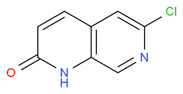 1,7-Naphthyridin-2(1H)-one, 6-chloro-
6-chloro-1,7-naphthyridin-2(1H)-one_Molecular_structure_CAS_93493-68-6)