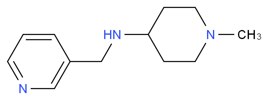 1-methyl-N-(pyridin-3-ylmethyl)piperidin-4-amine_Molecular_structure_CAS_626217-79-6)