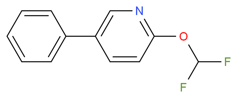 2-(DifluoroMethoxy)-5-phenylpyridine_Molecular_structure_CAS_1214323-29-1)