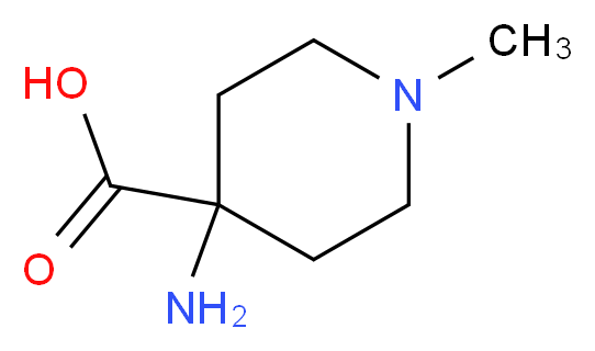 4-Amino-1-methylpiperidine-4-carboxylic acid_Molecular_structure_CAS_)