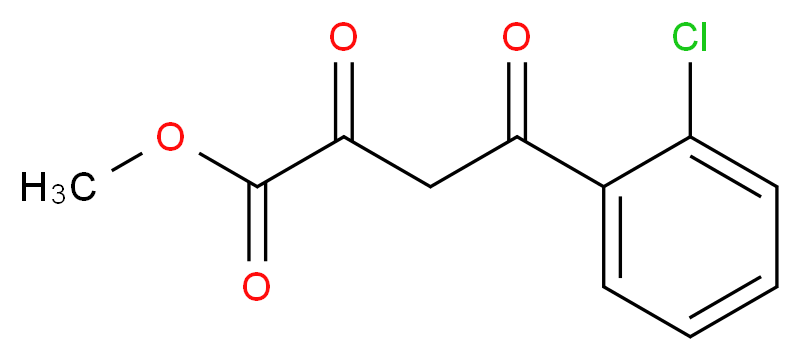 Methyl 4-(2-chlorophenyl)-2,4-dioxobutanoate_Molecular_structure_CAS_451485-68-0)