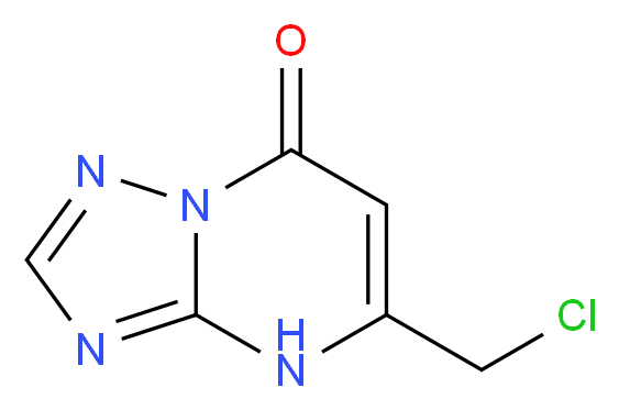 5-(chloromethyl)[1,2,4]triazolo[1,5-a]pyrimidin-7(4H)-one_Molecular_structure_CAS_)