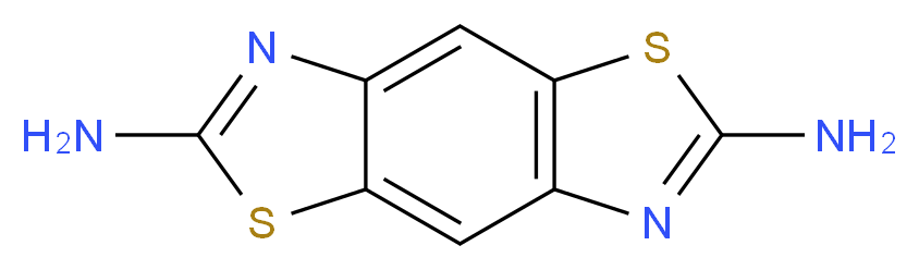 benzo[1,2-d:4,5-d']bis(thiazole)-2,6-diamine_Molecular_structure_CAS_)