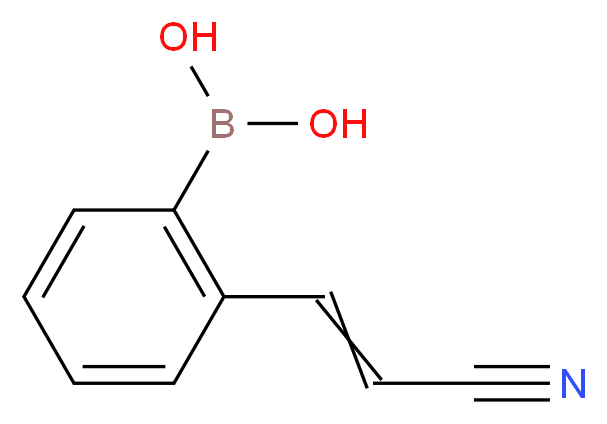 2-[(E)-2-Cyanovinyl]benzeneboronic acid_Molecular_structure_CAS_850568-63-7)