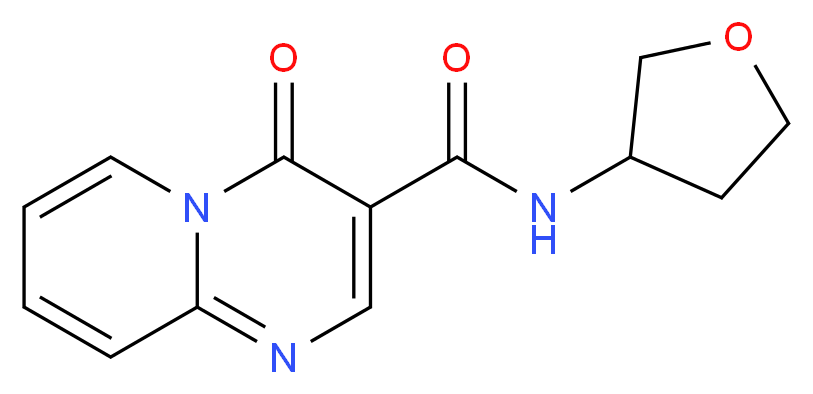 4-oxo-N-(tetrahydro-3-furanyl)-4H-pyrido[1,2-a]pyrimidine-3-carboxamide_Molecular_structure_CAS_)