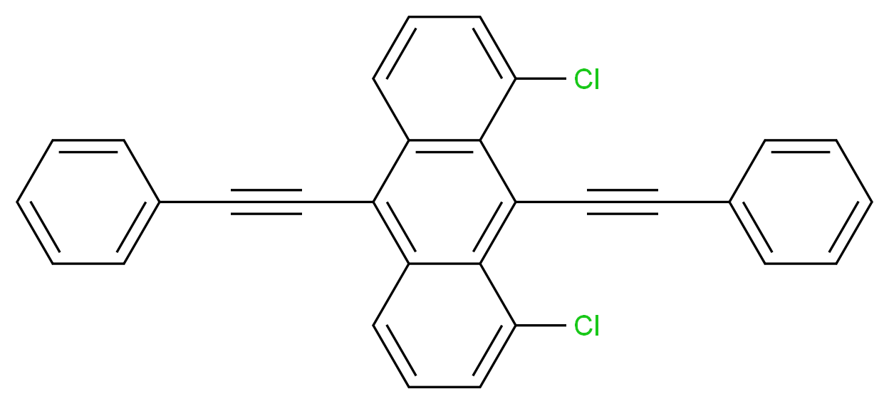 1,8-dichloro-9,10-bis(phenylethynyl) anthracene_Molecular_structure_CAS_51749-83-8)